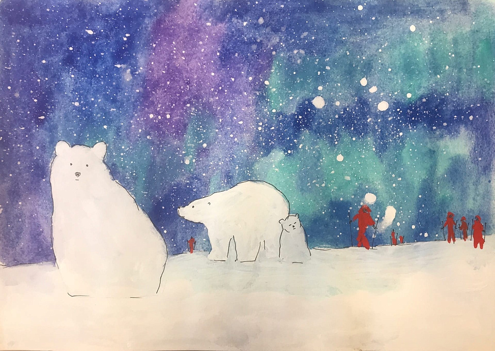 Экспедиция с белыми медведями